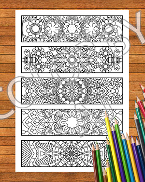 Adult coloring pages adult coloring bookmarks colorbyaj