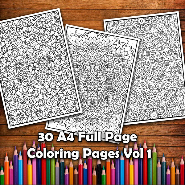 A4 Printable Adult Coloring Pages Download Coloring Pages (6)