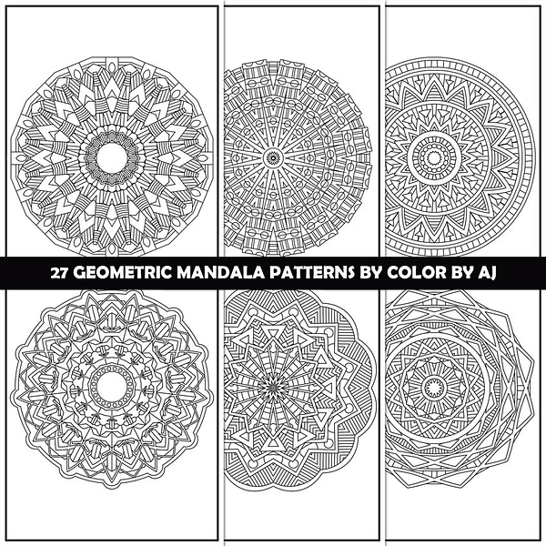 A4-Printable-Geometric Adult-Coloring-Pages-Download-Coloring-Pages
