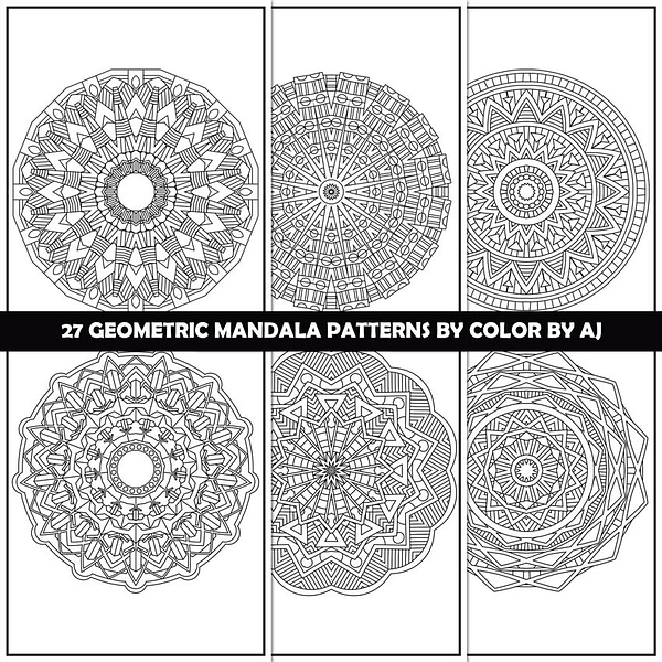 A4-Printable-Geometric Adult-Coloring-Pages-Download-Coloring-Pages