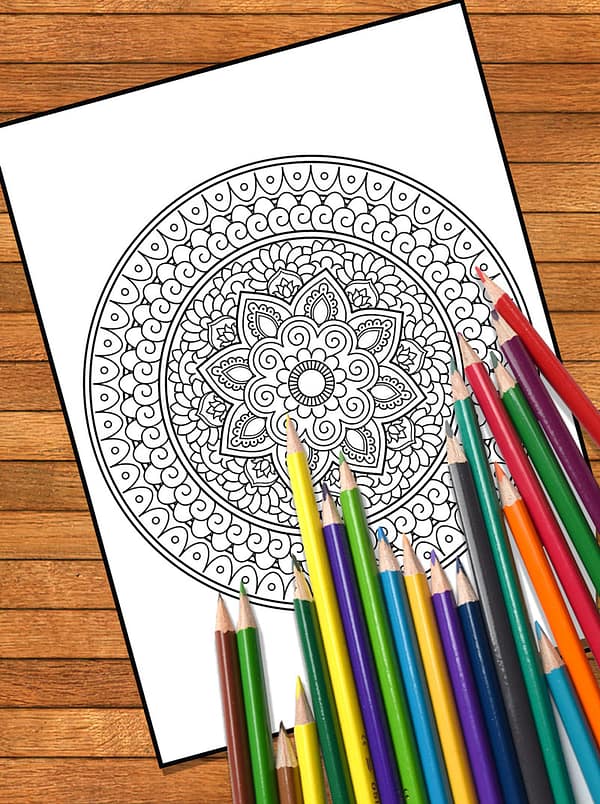 free coloring pages free mandala relaxing coloring pages intricate mandalas amazon