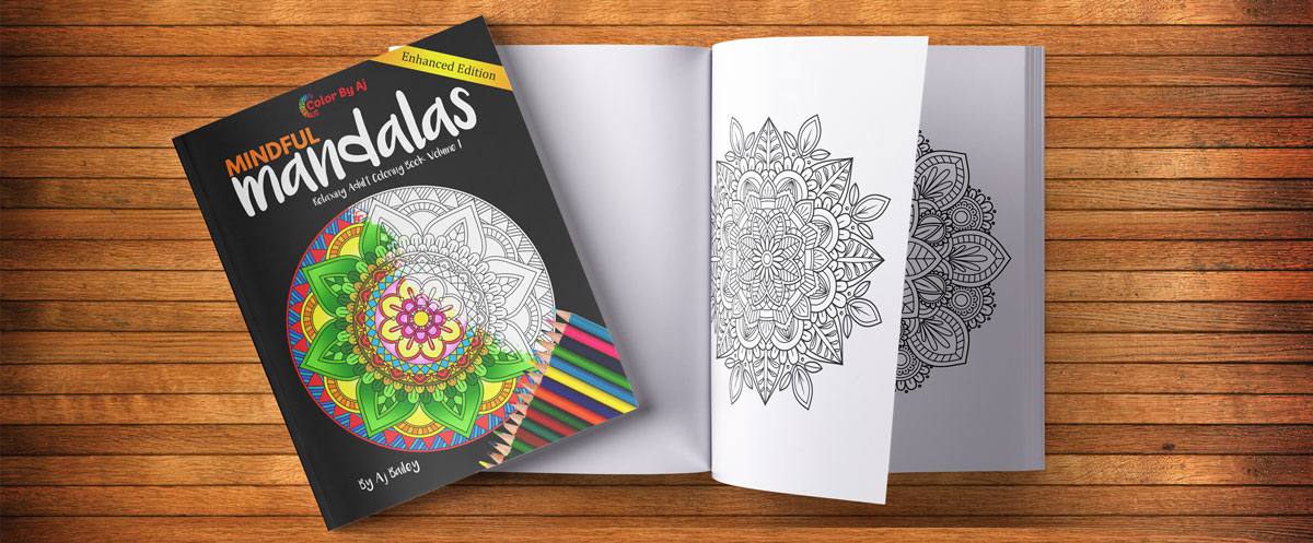 mindful mandalas adult coloring book vol 1