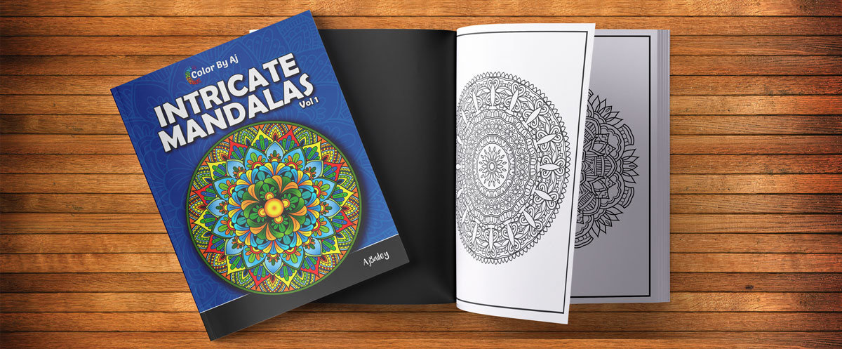 intricate mandalas adult coloring books vol 1